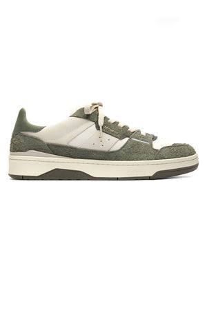 Sneakers Clay in pelle e camoscio beige e verde AXEL ARIGATO | F3906003LIGHTBEIGEDARLGREEN